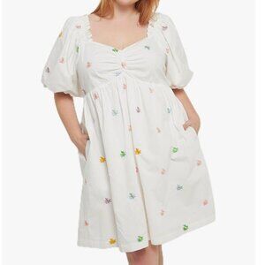 English Factory Babydoll Embroidered Dress